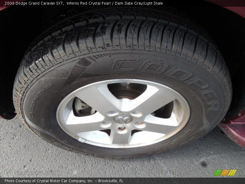 Inferno Red Crystal Pearl / Dark Slate Gray/Light Shale 2009 Dodge Grand Caravan SXT