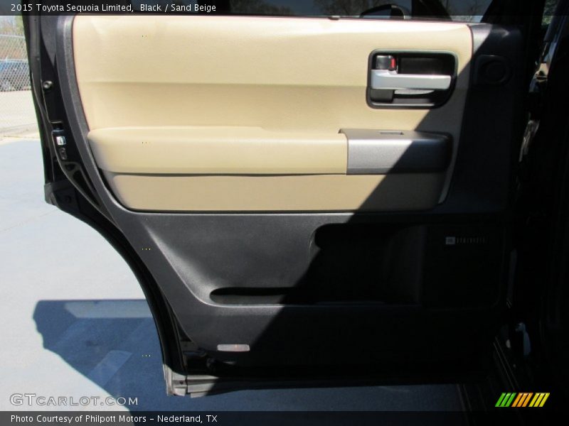 Black / Sand Beige 2015 Toyota Sequoia Limited