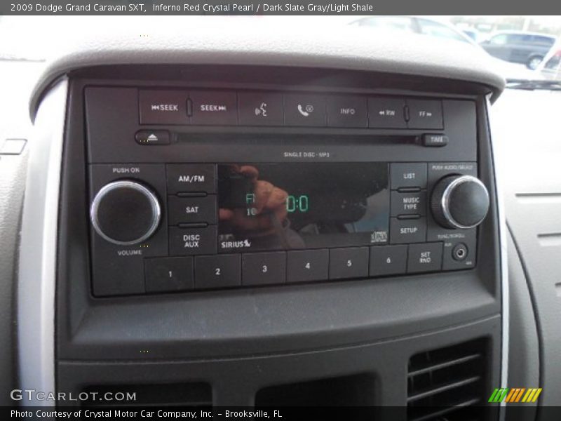 Inferno Red Crystal Pearl / Dark Slate Gray/Light Shale 2009 Dodge Grand Caravan SXT
