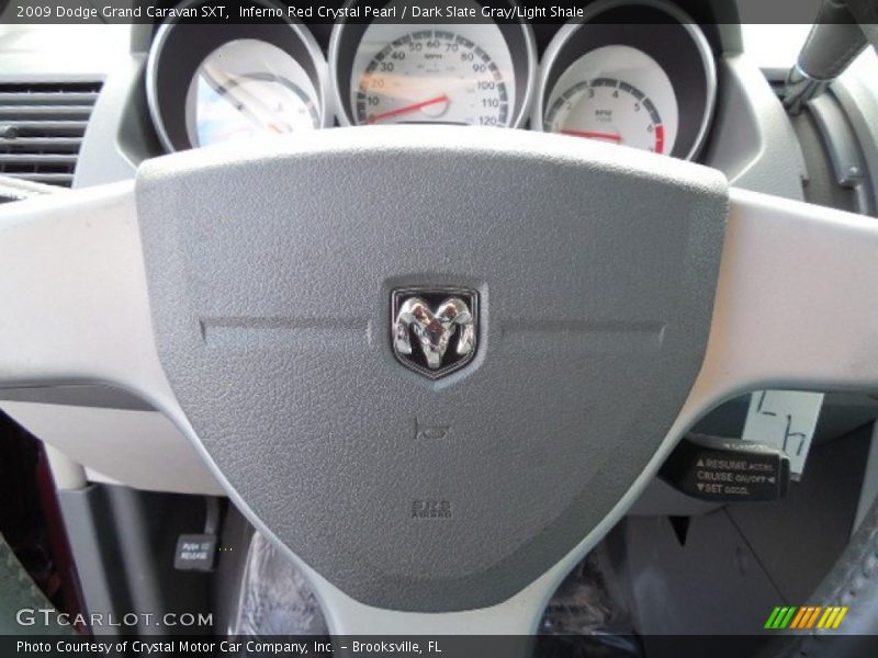 Inferno Red Crystal Pearl / Dark Slate Gray/Light Shale 2009 Dodge Grand Caravan SXT