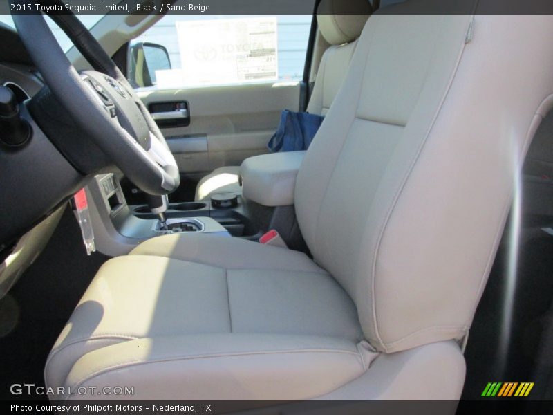 Black / Sand Beige 2015 Toyota Sequoia Limited