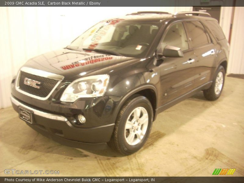 Carbon Black Metallic / Ebony 2009 GMC Acadia SLE