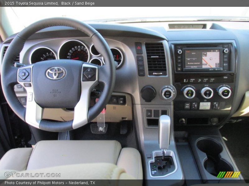 Black / Sand Beige 2015 Toyota Sequoia Limited