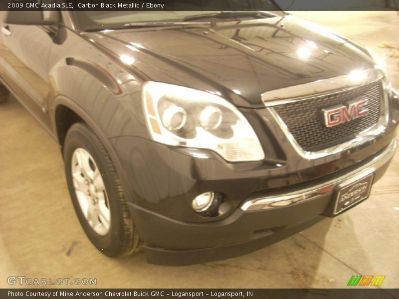 Carbon Black Metallic / Ebony 2009 GMC Acadia SLE