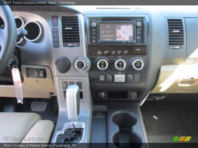 Black / Sand Beige 2015 Toyota Sequoia Limited