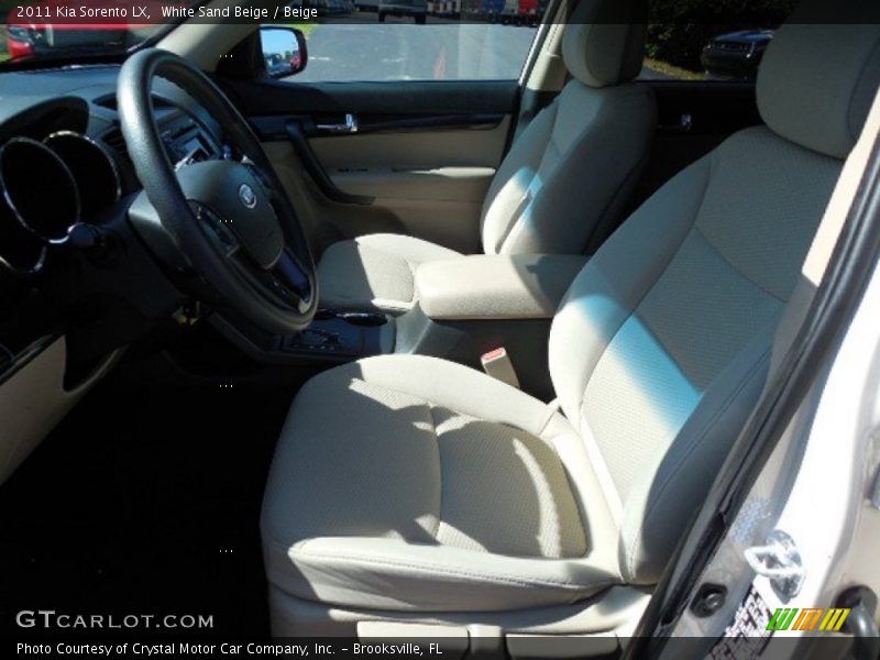 White Sand Beige / Beige 2011 Kia Sorento LX