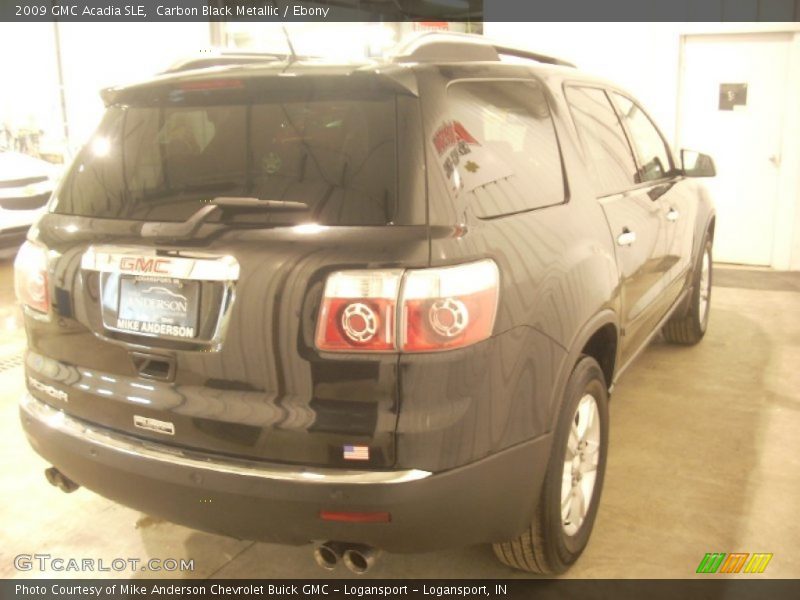 Carbon Black Metallic / Ebony 2009 GMC Acadia SLE