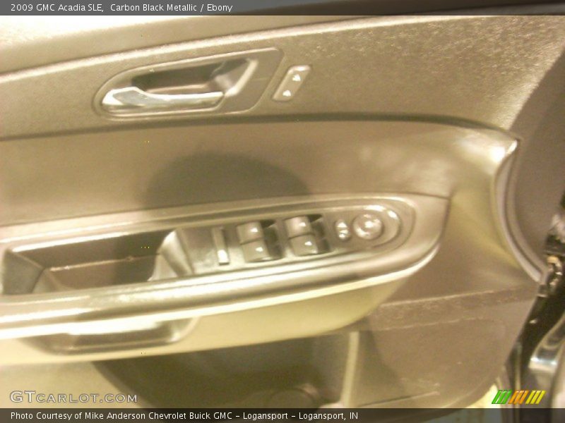 Carbon Black Metallic / Ebony 2009 GMC Acadia SLE