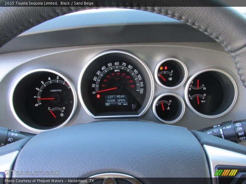 Black / Sand Beige 2015 Toyota Sequoia Limited