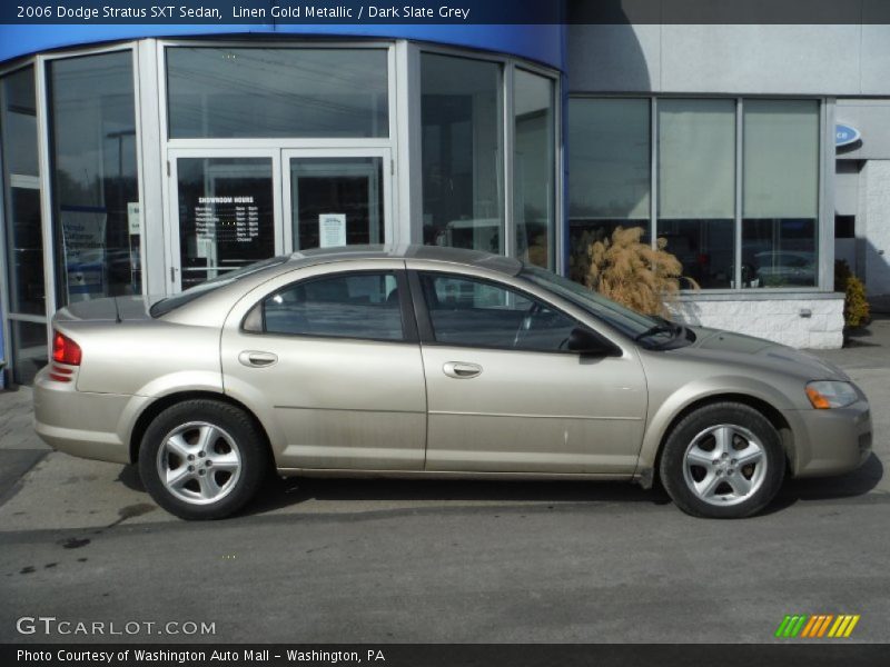 Linen Gold Metallic / Dark Slate Grey 2006 Dodge Stratus SXT Sedan
