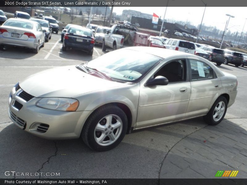 Linen Gold Metallic / Dark Slate Grey 2006 Dodge Stratus SXT Sedan
