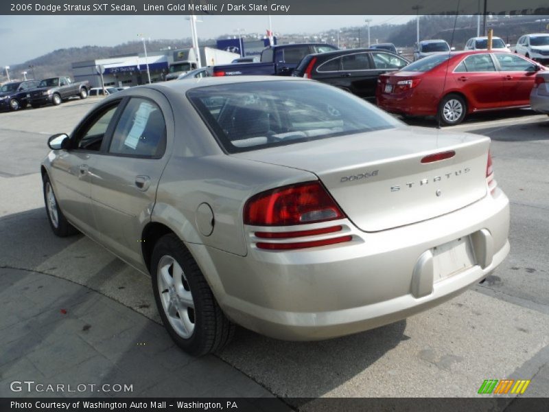 Linen Gold Metallic / Dark Slate Grey 2006 Dodge Stratus SXT Sedan
