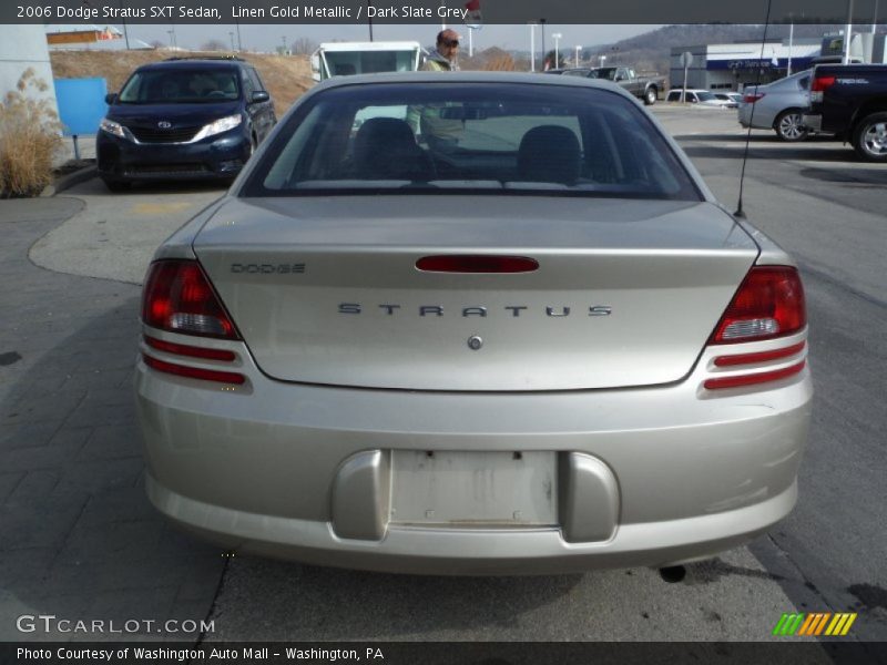 Linen Gold Metallic / Dark Slate Grey 2006 Dodge Stratus SXT Sedan