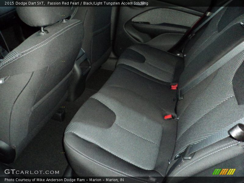 Passion Red Pearl / Black/Light Tungsten Accent Stitching 2015 Dodge Dart SXT