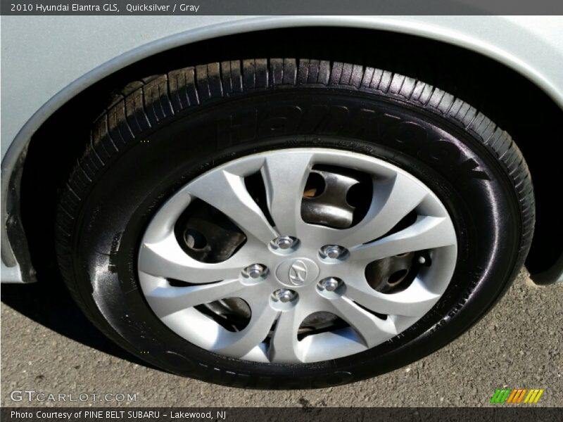 Quicksilver / Gray 2010 Hyundai Elantra GLS