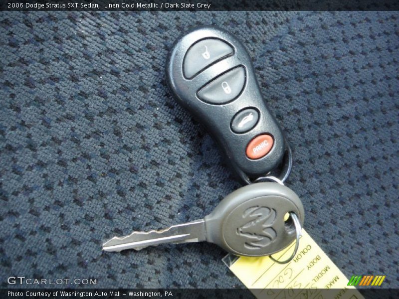 Linen Gold Metallic / Dark Slate Grey 2006 Dodge Stratus SXT Sedan