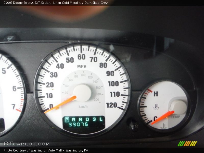 Linen Gold Metallic / Dark Slate Grey 2006 Dodge Stratus SXT Sedan