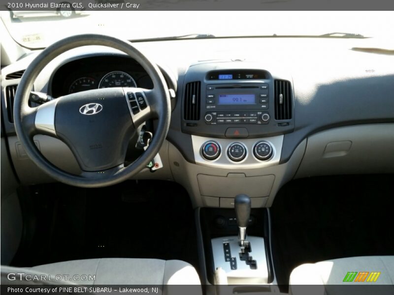 Quicksilver / Gray 2010 Hyundai Elantra GLS