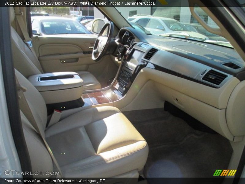  2012 Escalade ESV Luxury AWD Cashmere/Cocoa Interior