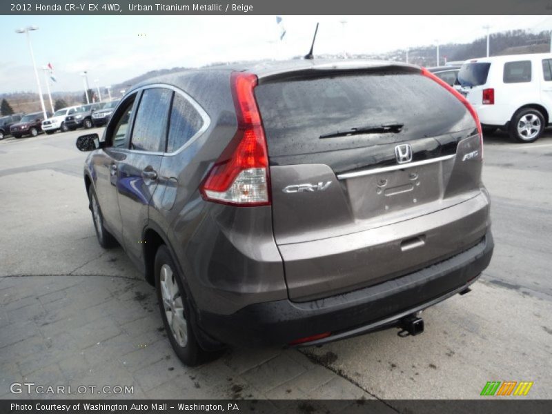 Urban Titanium Metallic / Beige 2012 Honda CR-V EX 4WD