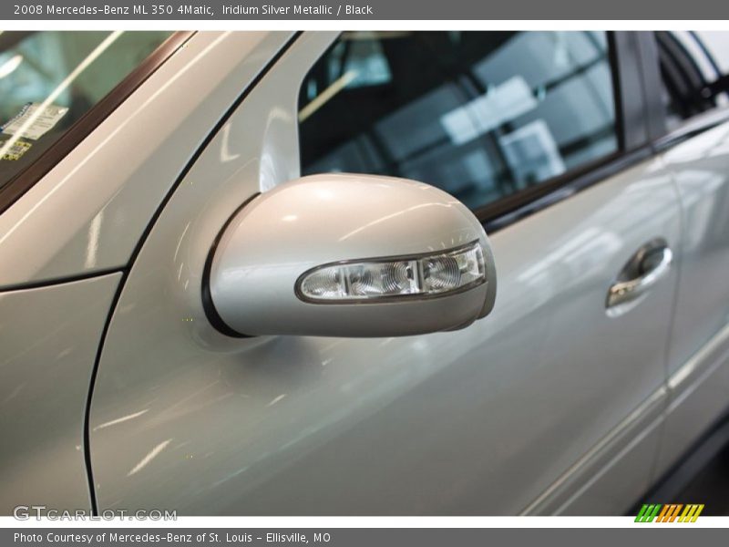 Iridium Silver Metallic / Black 2008 Mercedes-Benz ML 350 4Matic