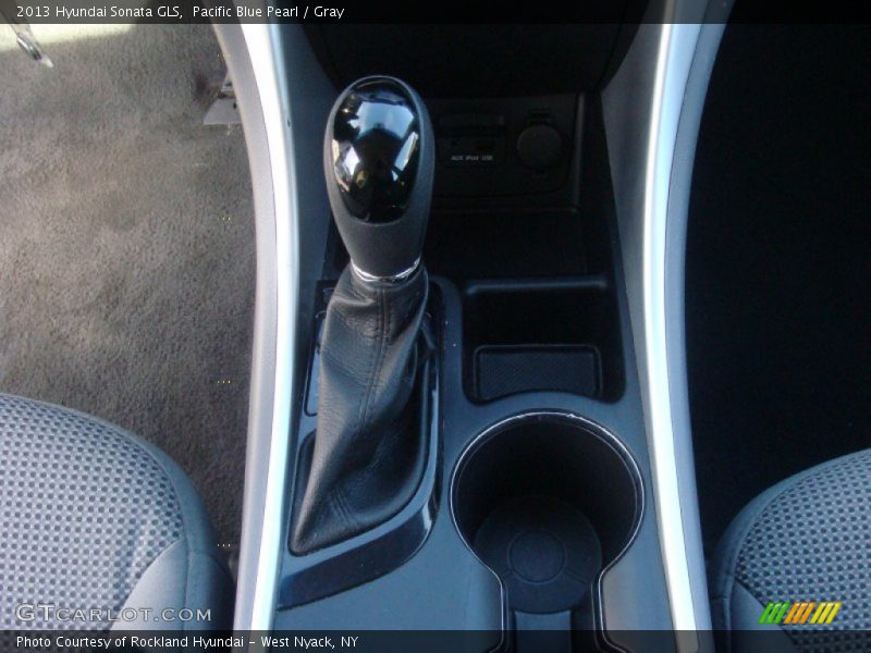Pacific Blue Pearl / Gray 2013 Hyundai Sonata GLS