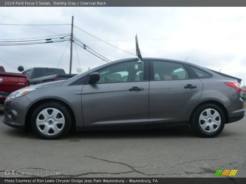 Sterling Gray / Charcoal Black 2014 Ford Focus S Sedan