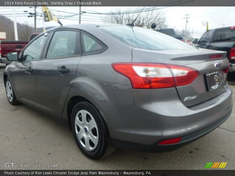 Sterling Gray / Charcoal Black 2014 Ford Focus S Sedan