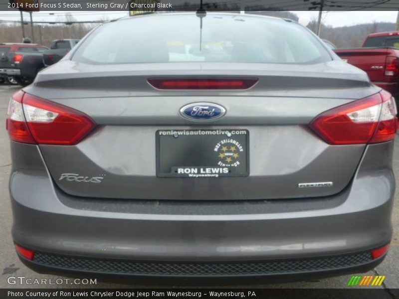 Sterling Gray / Charcoal Black 2014 Ford Focus S Sedan