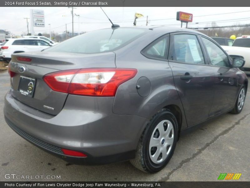Sterling Gray / Charcoal Black 2014 Ford Focus S Sedan
