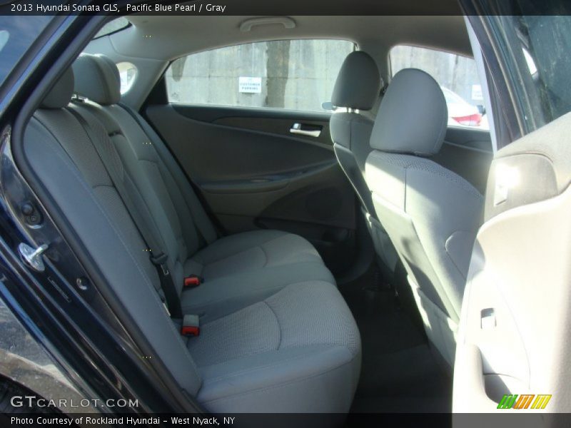 Pacific Blue Pearl / Gray 2013 Hyundai Sonata GLS