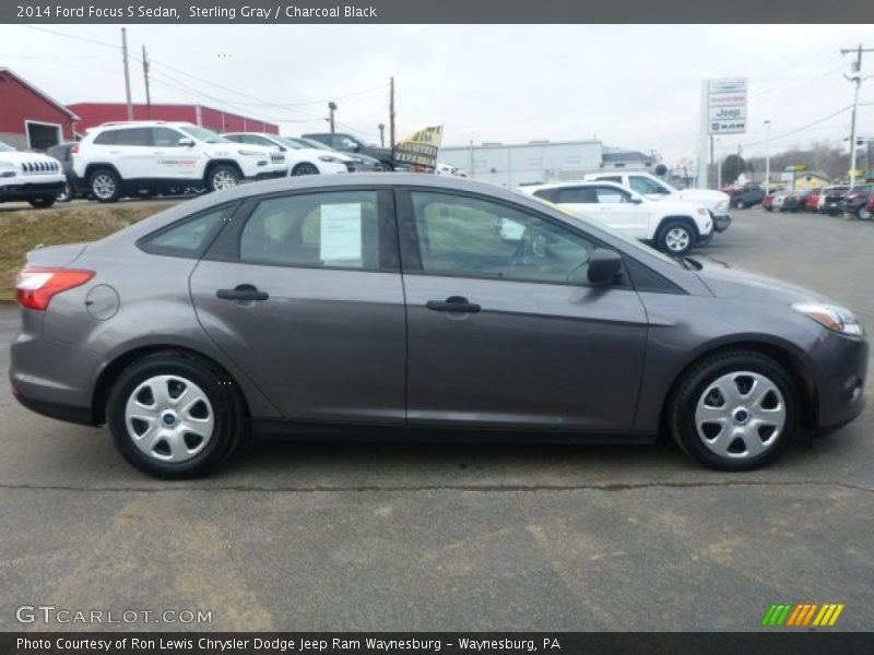 Sterling Gray / Charcoal Black 2014 Ford Focus S Sedan