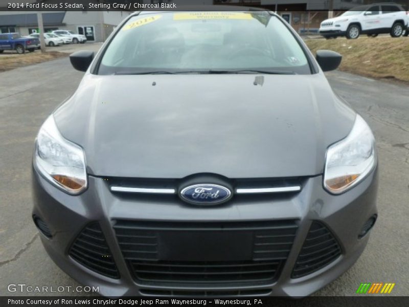 Sterling Gray / Charcoal Black 2014 Ford Focus S Sedan