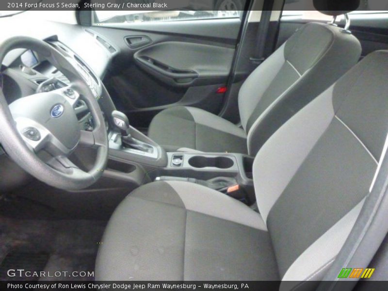 Sterling Gray / Charcoal Black 2014 Ford Focus S Sedan