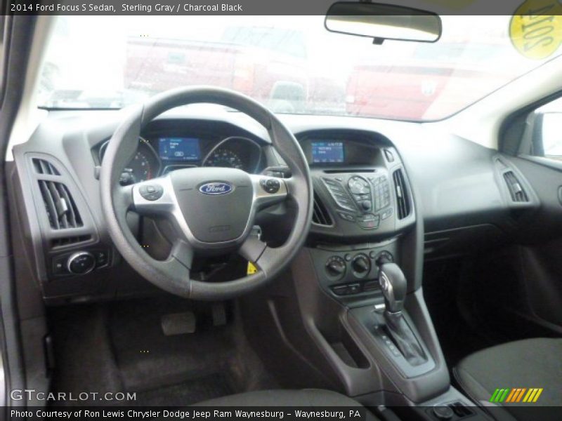Sterling Gray / Charcoal Black 2014 Ford Focus S Sedan