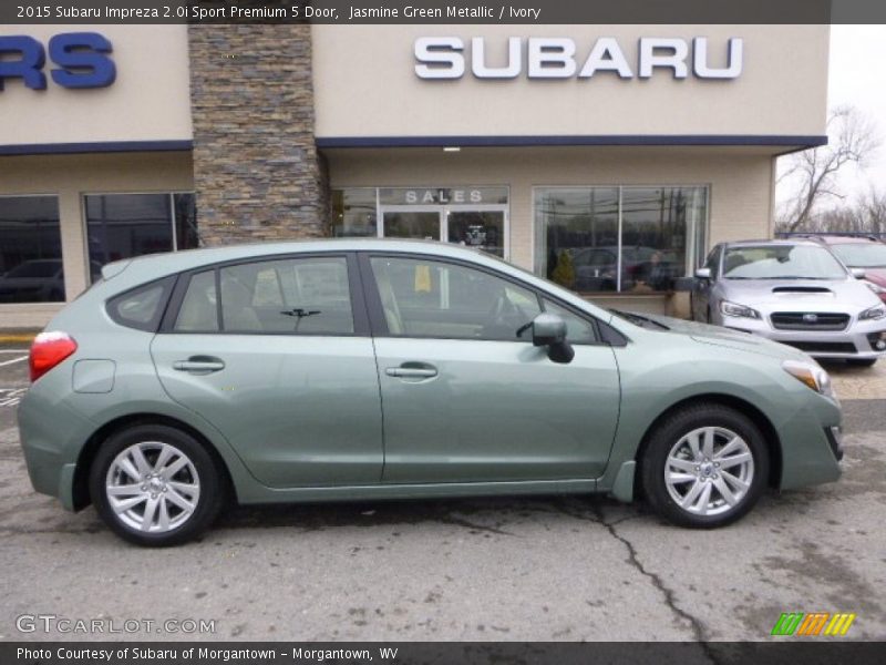 Jasmine Green Metallic / Ivory 2015 Subaru Impreza 2.0i Sport Premium 5 Door