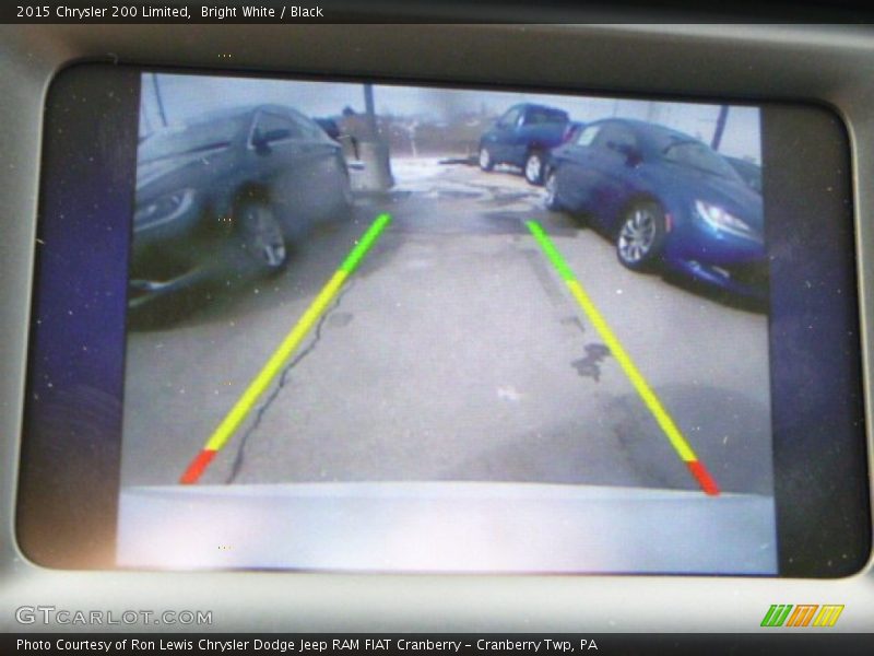 Bright White / Black 2015 Chrysler 200 Limited