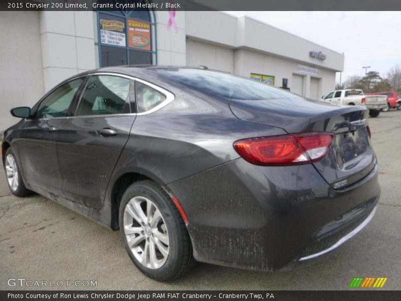 Granite Crystal Metallic / Black 2015 Chrysler 200 Limited