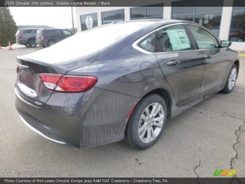 Granite Crystal Metallic / Black 2015 Chrysler 200 Limited