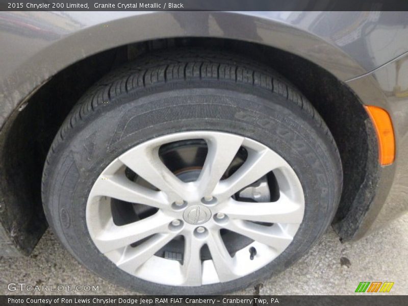 Granite Crystal Metallic / Black 2015 Chrysler 200 Limited