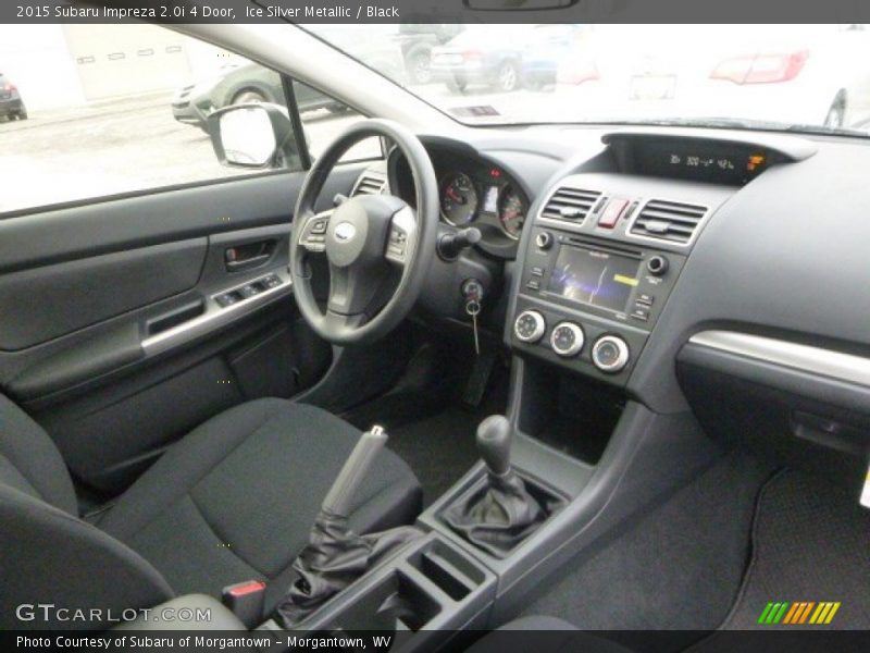 Ice Silver Metallic / Black 2015 Subaru Impreza 2.0i 4 Door