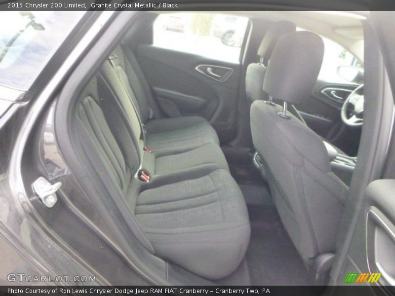 Granite Crystal Metallic / Black 2015 Chrysler 200 Limited
