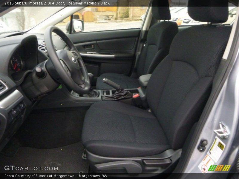 Ice Silver Metallic / Black 2015 Subaru Impreza 2.0i 4 Door