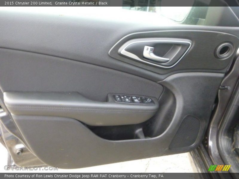 Granite Crystal Metallic / Black 2015 Chrysler 200 Limited