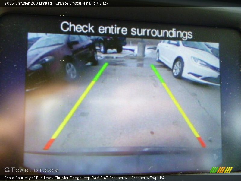 Granite Crystal Metallic / Black 2015 Chrysler 200 Limited