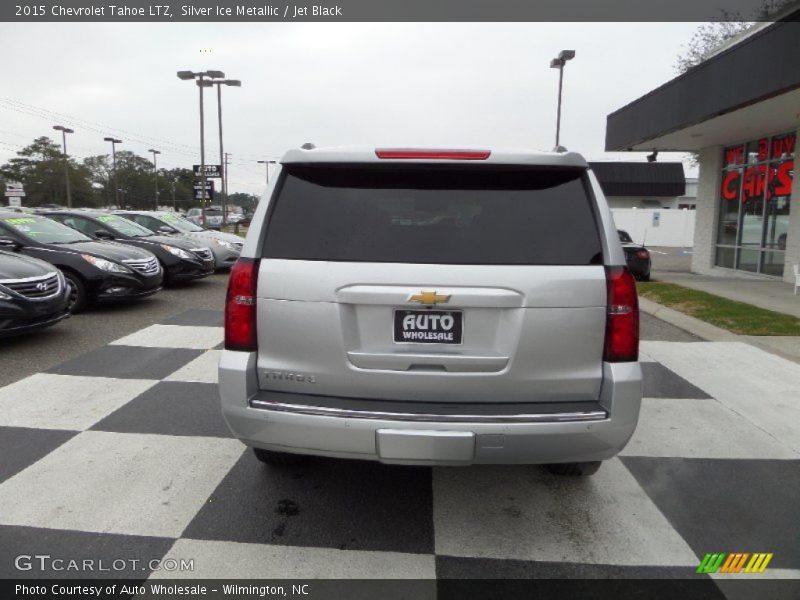 Silver Ice Metallic / Jet Black 2015 Chevrolet Tahoe LTZ