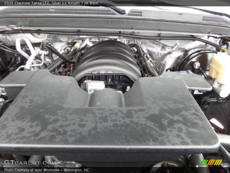 Silver Ice Metallic / Jet Black 2015 Chevrolet Tahoe LTZ