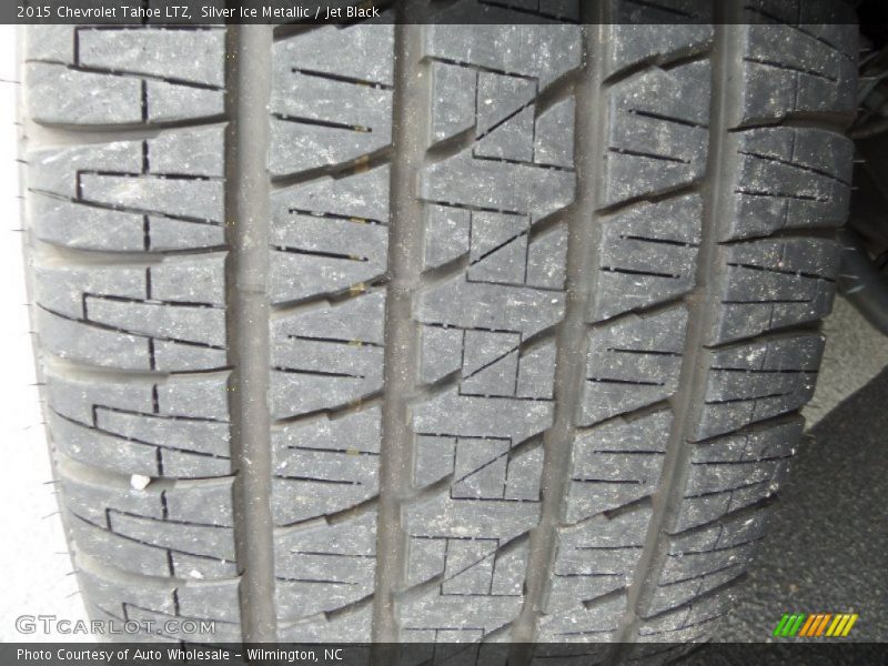 Silver Ice Metallic / Jet Black 2015 Chevrolet Tahoe LTZ