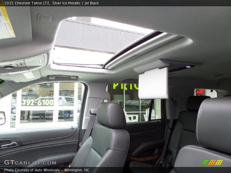 Silver Ice Metallic / Jet Black 2015 Chevrolet Tahoe LTZ