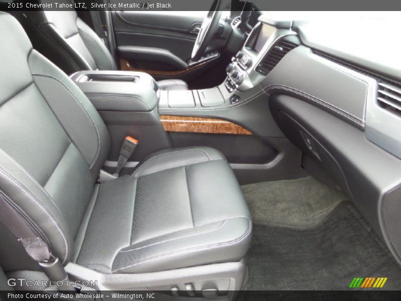 Silver Ice Metallic / Jet Black 2015 Chevrolet Tahoe LTZ